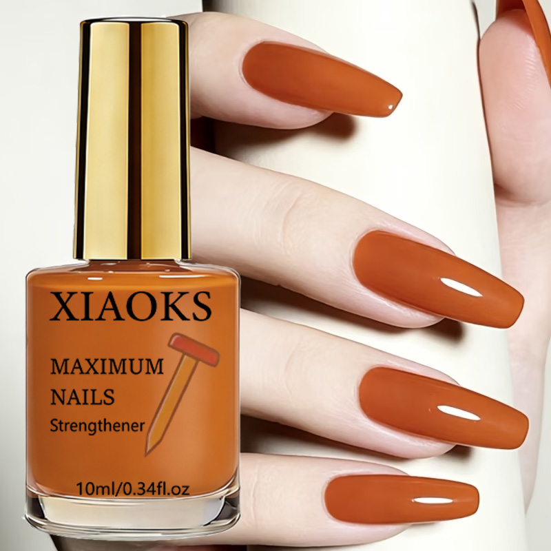 Nail Art Home Service - น้ำมันบำรุงเล็บสีคาราเมลออเรนจ์ - เงางามเป็นธรรมชาติ แห้งเองโดยไม่ต้องใช้หลอดไฟอบสี โทนสีคาราเมลออเรนจ์โทนอุ่นที่เข้ากับทุกสภาพผิว เหมาะสำหรับใช้ในชีวิตประจำวันและงานปาร์ตี้