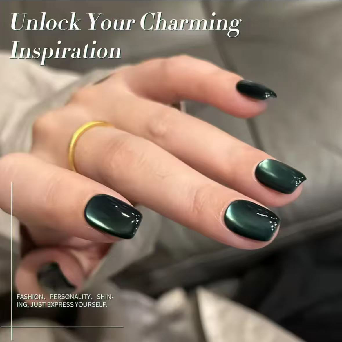 Nail Art Emerald Green - MIANEL เจลทาเล็บตาแมวสีเขียว, 2026 ฤดูร้อนสไตล์ใหม่, คริสตัลตาแมวสีเขียวมรกต, สำหรับทำเล็บ