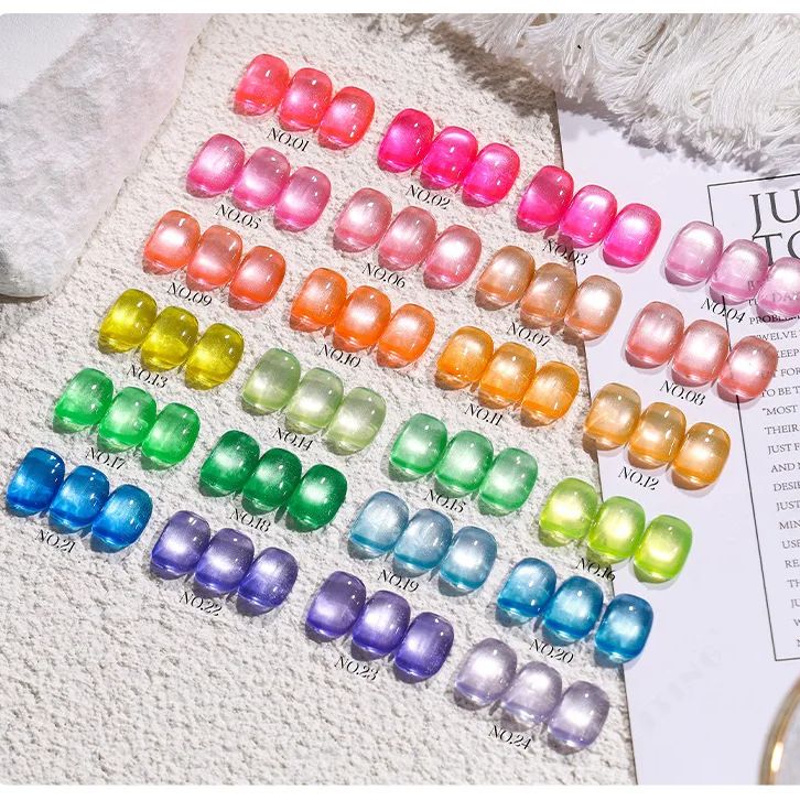 ชุดยาทาเล็บเจลแม่เหล็กเรืองแสง - Nail Art Emerald Green บทวิจารณ์และราคา