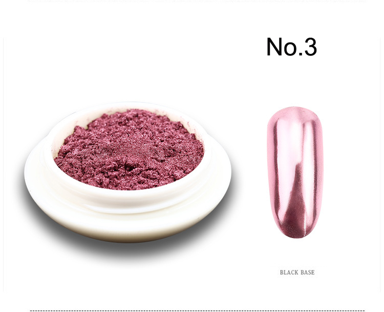 1 กล่อง METALLIC Glitter ผงเล็ - Nail Art Rose Gold บทวิจารณ์และราคา
