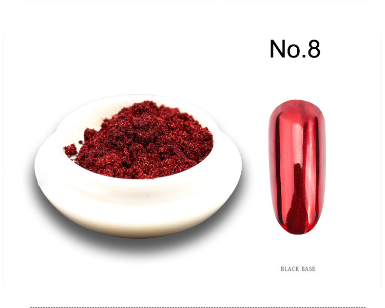 1 กล่อง METALLIC Glitter ผงเล็ - Nail Art Rose Gold บทวิจารณ์และราคา