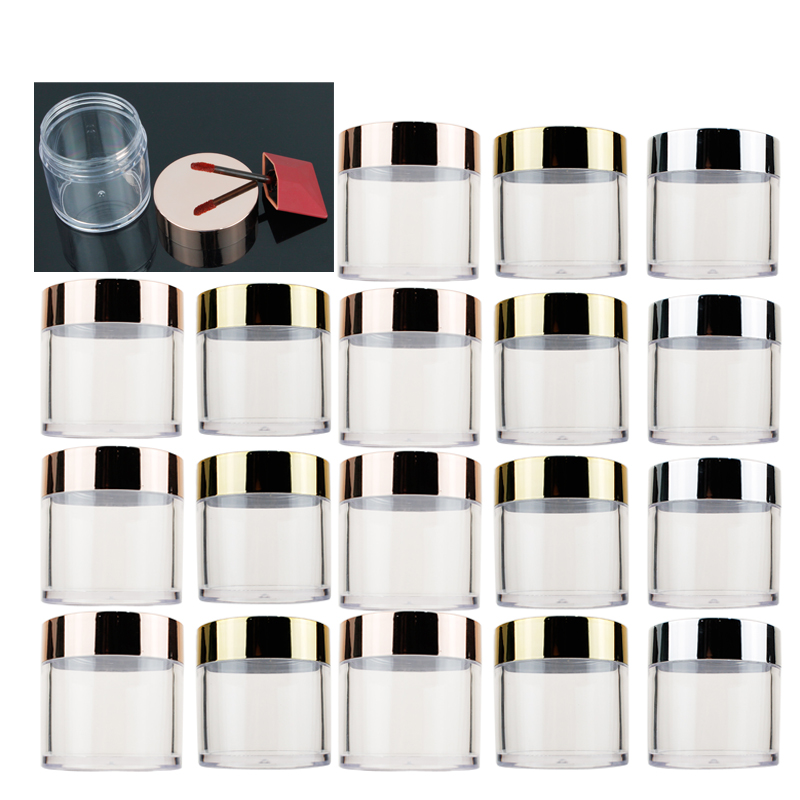 20/30/50pcs 60g พลาสติกโปร่งใส - Nail Art Rose Gold บทวิจารณ์และราคา