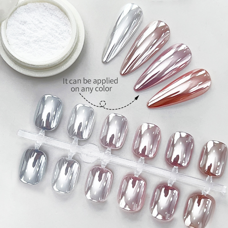 NICOLE DIARY Moonlight Mirror  - Nail Glitter Chrome บทวิจารณ์และราคา
