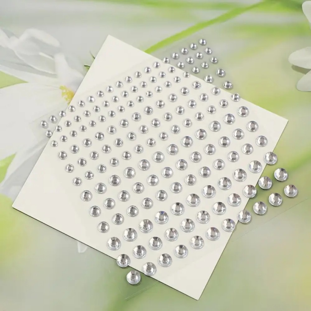165pcs Self-Adhesive Rhineston - Rhinestone Nail Gem บทวิจารณ์และราคา