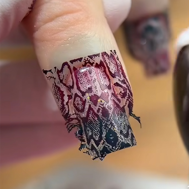 ภาพสัตว์งูเสือดาวเล็บ Tiger ZE - Nail Art Zebra บทวิจารณ์และราคา