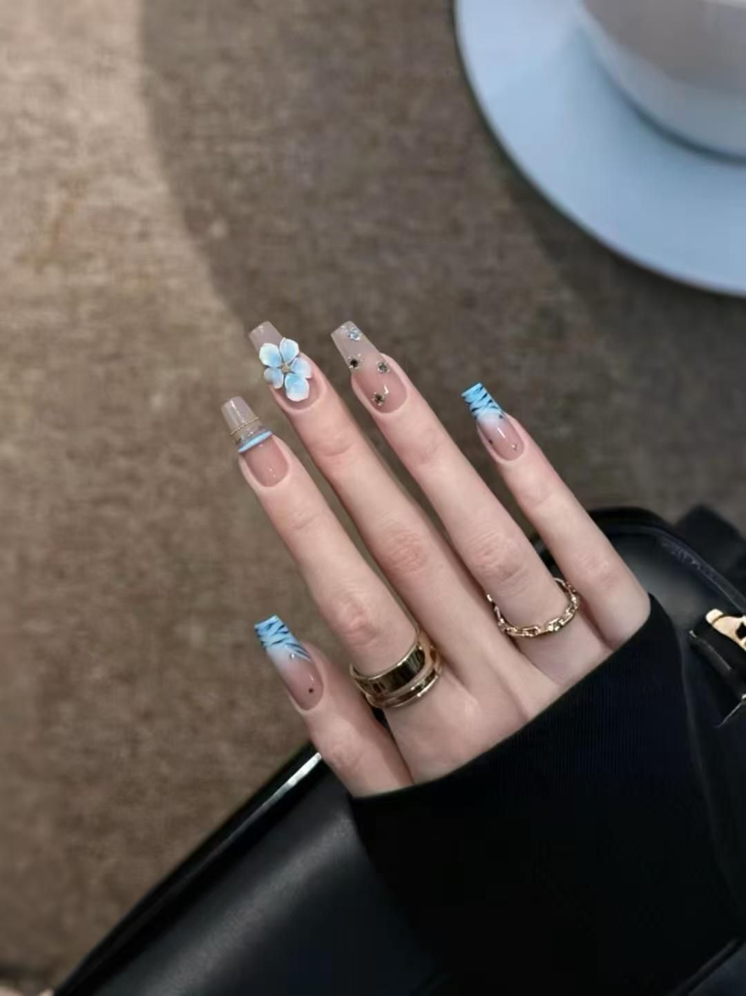 เล็บปลอมแบบกดติด 10 ชิ้น ลายม้ - Nail Art Zebra บทวิจารณ์และราคา