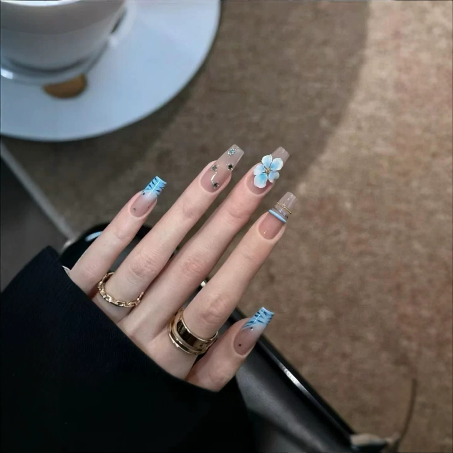 เล็บปลอมแบบกดติด 10 ชิ้น ลายม้ - Nail Art Zebra บทวิจารณ์และราคา