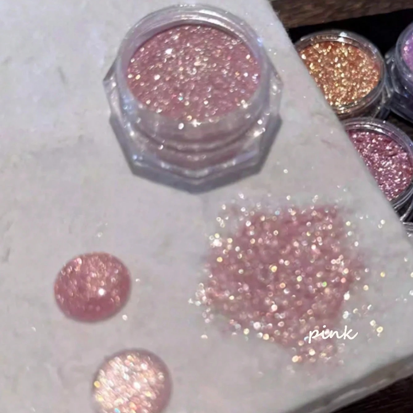 ผงเล็บคริสตัลไดมอนด์เกลือทะเล, - Nail Glitter Chrome บทวิจารณ์และราคา