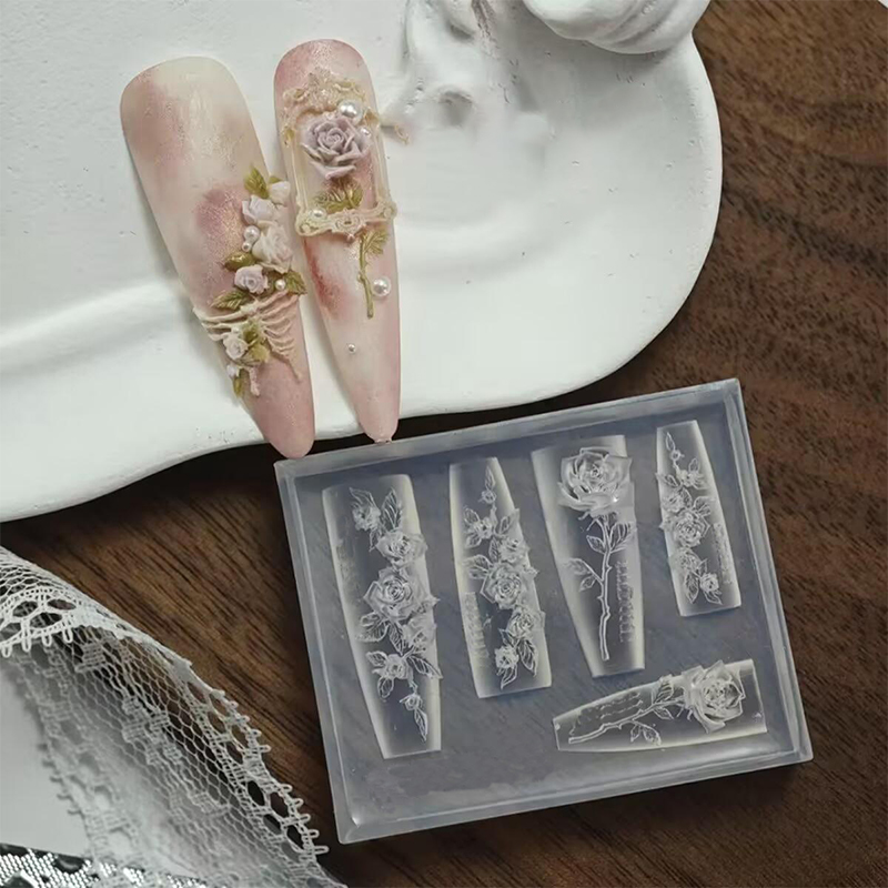 Z. แม่พิมพ์ซิลิโคนสำหรับตกแต่ง - Nail Art Zone บทวิจารณ์และราคา
