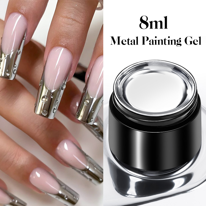 Mttssii 8ml ซุปเปอร์ ซิลเวอร์  - Nail Art Chrome บทวิจารณ์และราคา