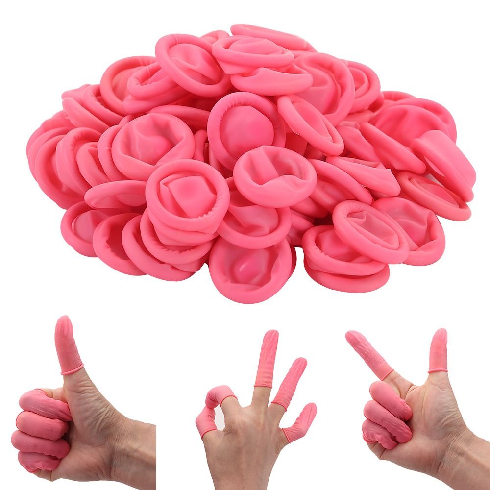 ถุงมือยางธรรมชาติแบบใช้แล้วทิ้ - Nail Art Natural บทวิจารณ์และราคา