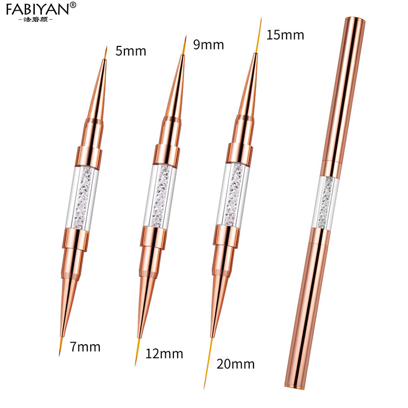 Rose Gold คู่หัว5/7/9/12/15/20 - Nail Art Rose Gold บทวิจารณ์และราคา