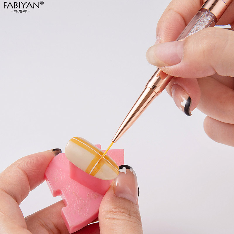 Rose Gold คู่หัว5/7/9/12/15/20 - Nail Art Rose Gold บทวิจารณ์และราคา