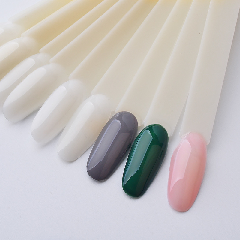 50Pcs การ์ดสีเล็บปลอมจอแสดงผล  - Nail Art Natural บทวิจารณ์และราคา