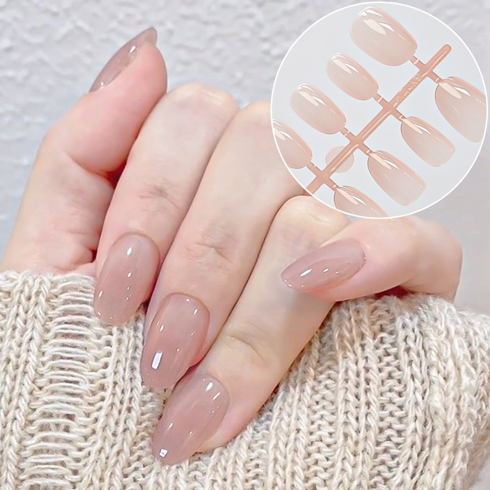 เล็บปลอมแฟชั่นแบบมันเงา 150 ชิ - Nail Art Natural บทวิจารณ์และราคา