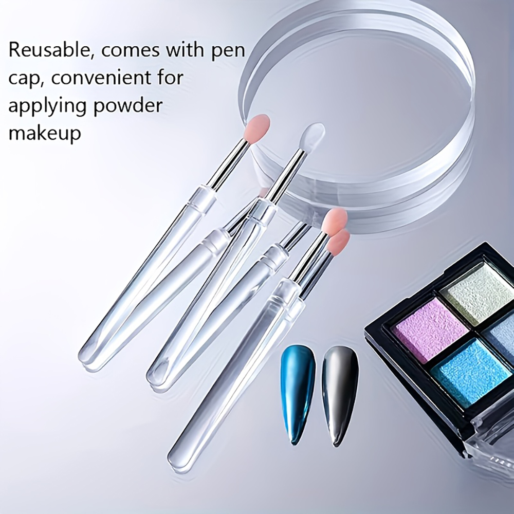 อุปกรณ์ทาสีเล็บแบบใช้ซ้ำได้ พร - Nail Glitter Chrome บทวิจารณ์และราคา