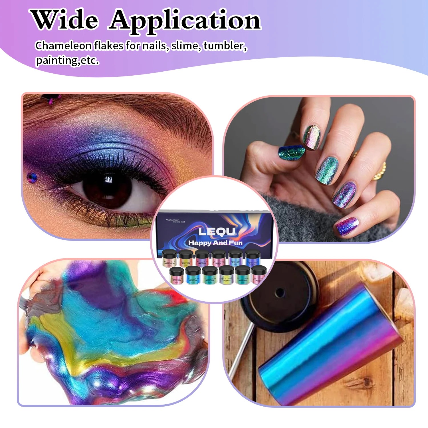ชุดผงโครเมียมสีชมพูเปลี่ยนสีสำ - Nail Glitter Chrome บทวิจารณ์และราคา
