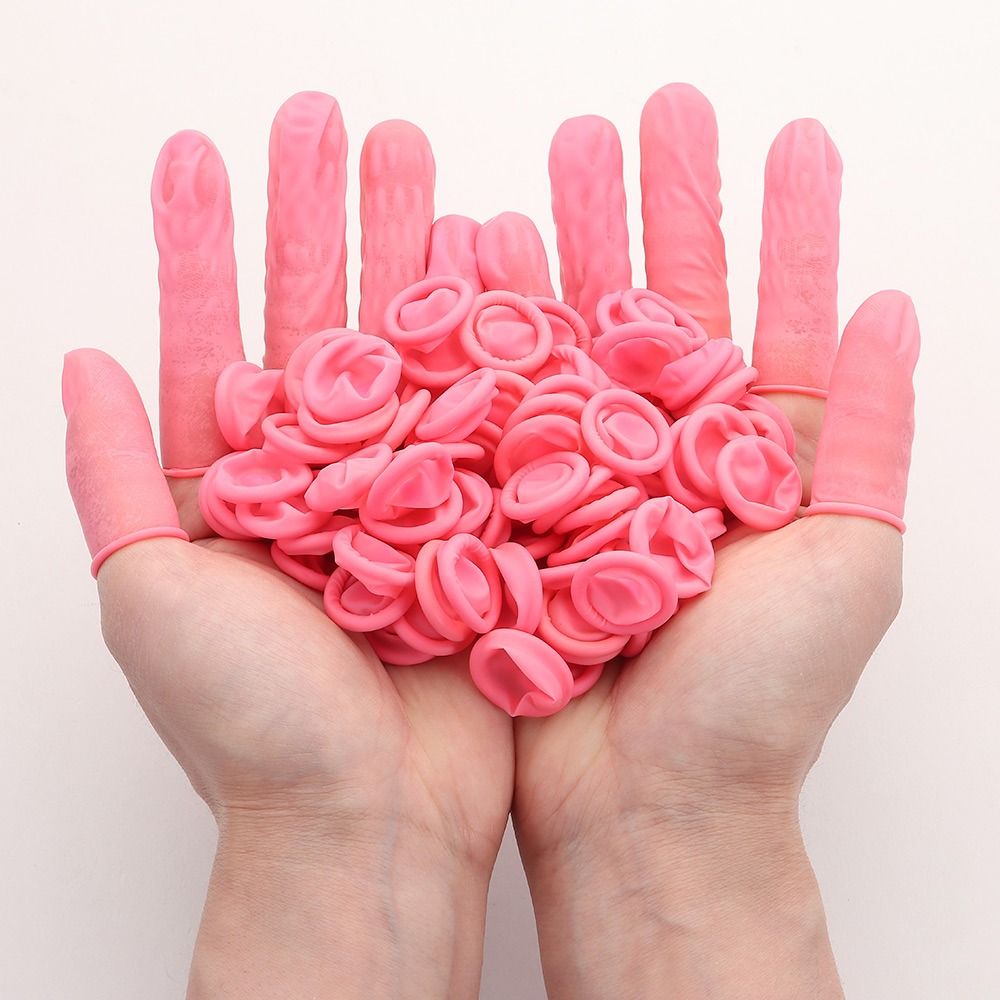 ถุงมือป้องกันนิ้วมือแบบใช้แล้ว - Nail Art Natural บทวิจารณ์และราคา