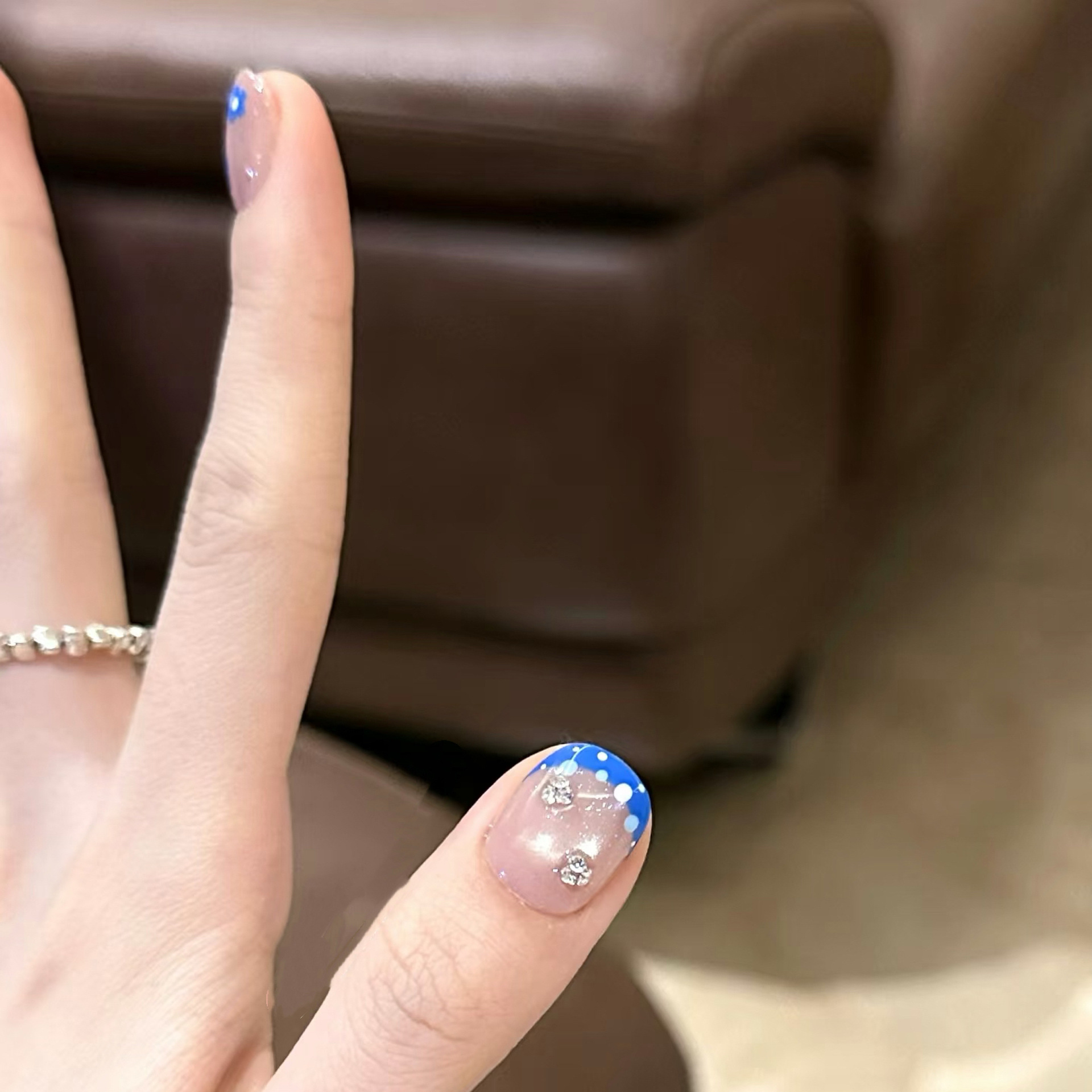 เล็บปลอมแบบกดติด 10 ชิ้น ทำมือ - Nail Art Full Cat Eye บทวิจารณ์และราคา