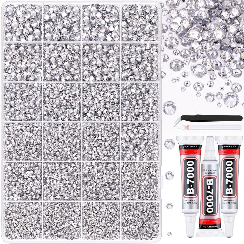 ชุดเรซิ่นหลากสีประดับเพชร DIY  - Rhinestone Nail Gem บทวิจารณ์และราคา
