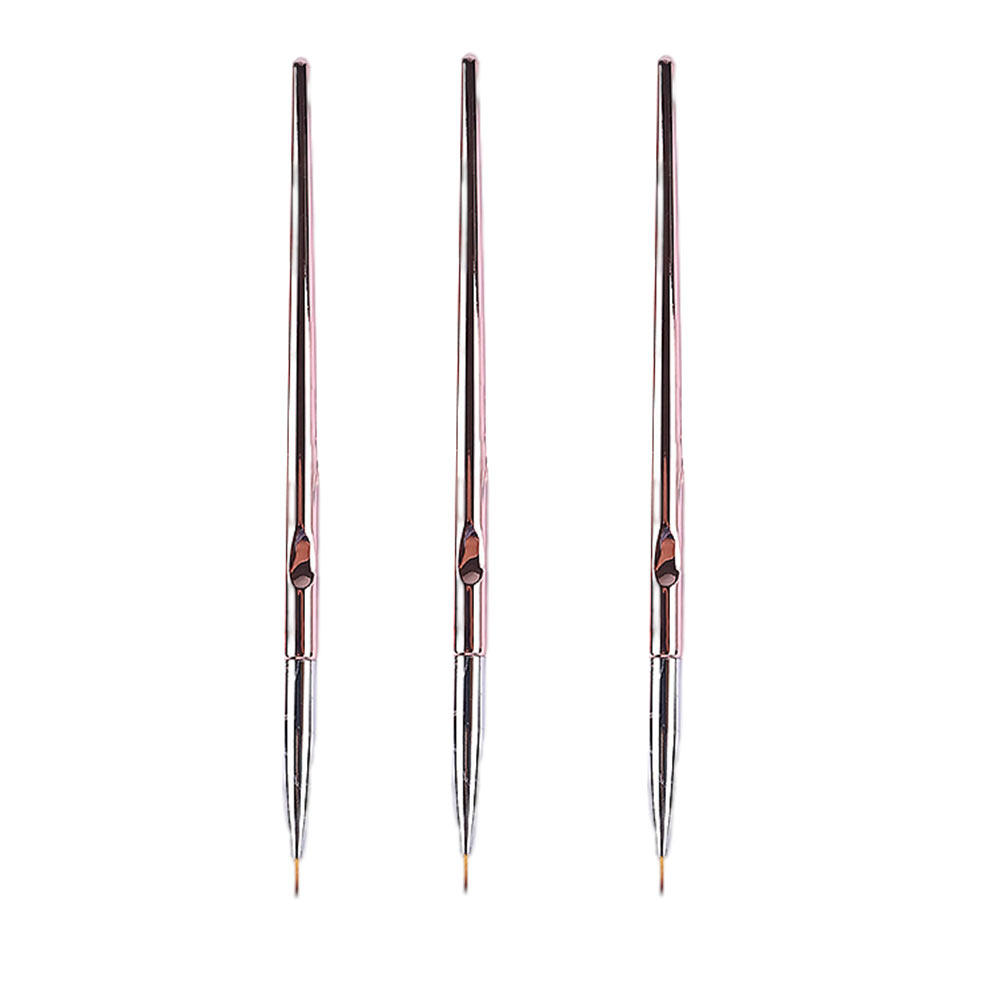 ชุดปากกาเพ้นท์เล็บ 3 ชิ้น น้ำห - Nail Art Rose Gold บทวิจารณ์และราคา