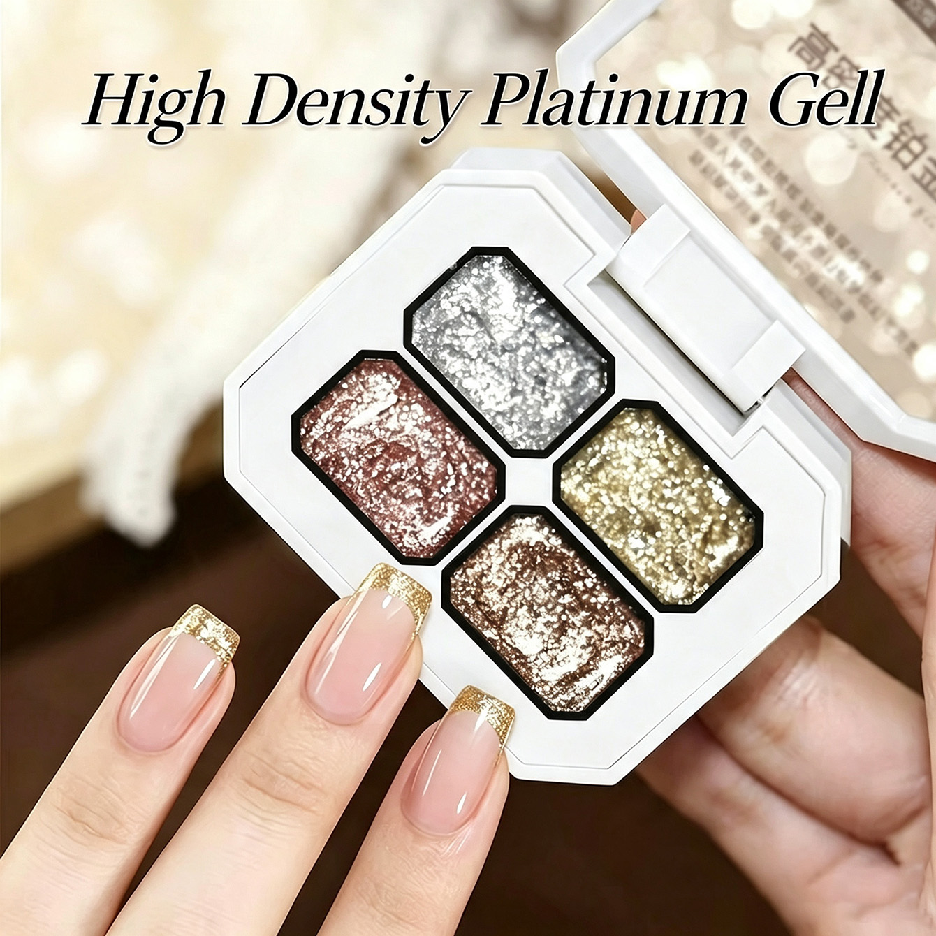 MIANEL ชุดสีเจลเพ้นท์เล็บแบบฟอ - Nail Art Rose Gold บทวิจารณ์และราคา