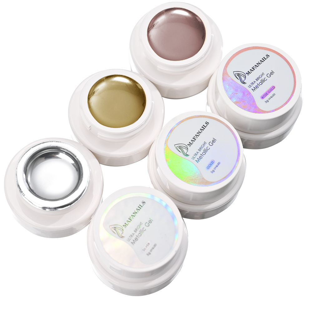 กระจกเมทัลลิคเล็บเจลกึ่งถาวรเค - Nail Art Chrome บทวิจารณ์และราคา