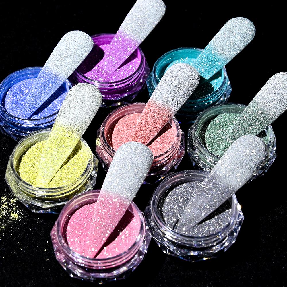 1Jar ความร้อนสะท้อนแสงเล็บ Hol - Nail Glitter Chrome บทวิจารณ์และราคา