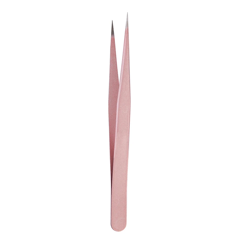 แหนบตรง 1 ชิ้น สีแชมเปญโรสโกลด - Nail Art Rose Gold บทวิจารณ์และราคา