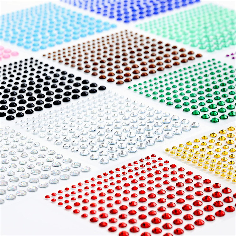 Self Adhesive Rhinestone อัญมณ - Rhinestone Nail Gem บทวิจารณ์และราคา