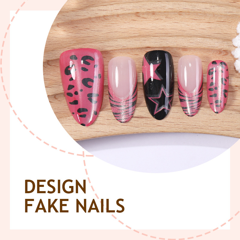 เล็บปลอมลายเส้นและดาว 24 ชิ้น  - Nail Art Full Cat Eye บทวิจารณ์และราคา