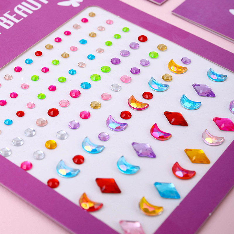 สติกเกอร์ติดหน้ารูปหยดน้ำ กันน - Rhinestone Nail Gem บทวิจารณ์และราคา