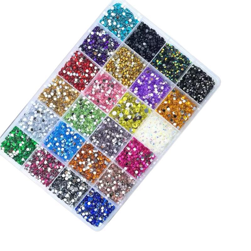 ชุดอุปกรณ์ตกแต่งเรซิ่น 15 สี ช - Rhinestone Nail Gem บทวิจารณ์และราคา