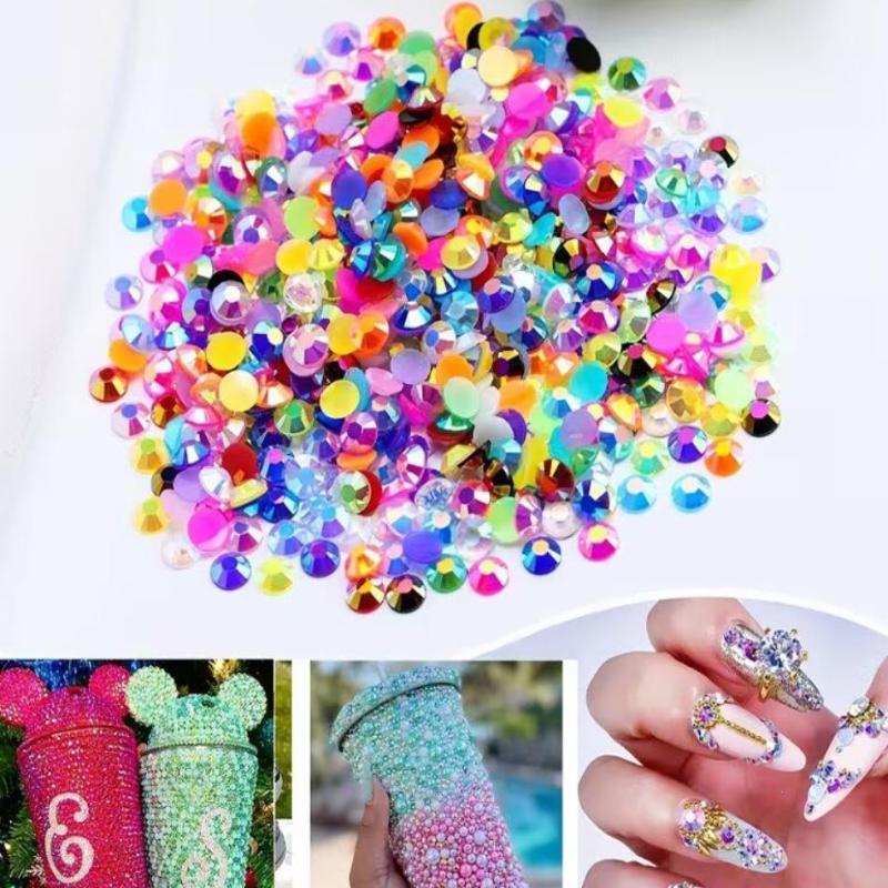 ชุดอุปกรณ์ตกแต่งเรซิ่น 15 สี ช - Rhinestone Nail Gem บทวิจารณ์และราคา