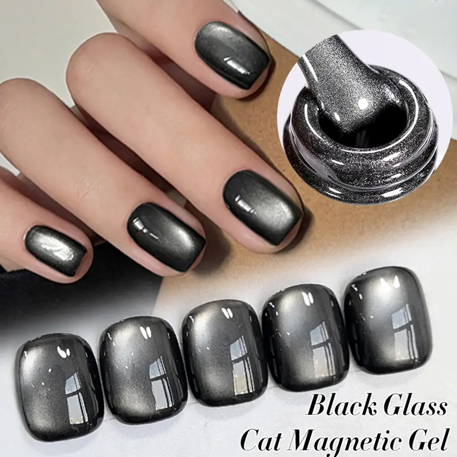 ยาทาเล็บเจลแม่เหล็ก TC Black C - Nail Art Chrome บทวิจารณ์และราคา