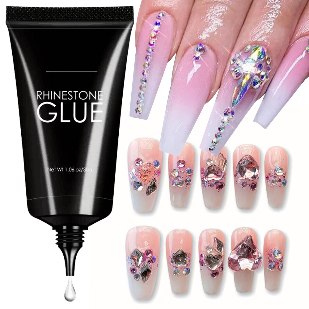 30g เล็บ Rhinestone กาวสําหรับ - Rhinestone Nail Gem บทวิจารณ์และราคา