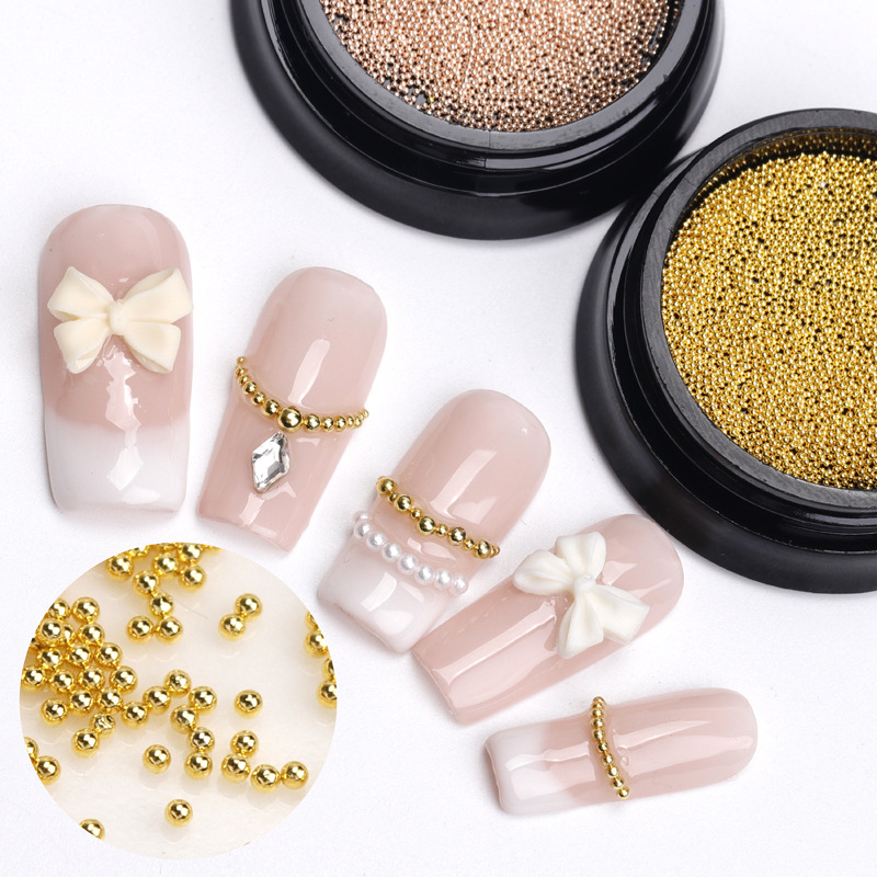 10 กรัม/กล่อง 0.4 มม.0.6 มม.Ro - Nail Art Rose Gold บทวิจารณ์และราคา