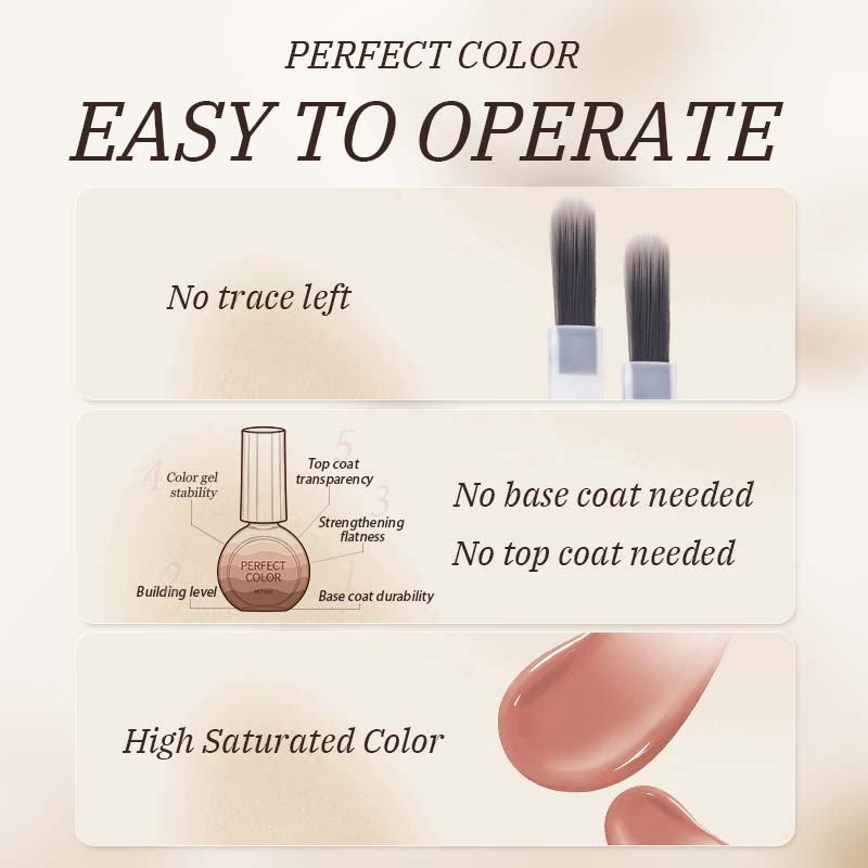 เจลสีชมพูอมเทา PERFECT COLOR อ - Nail Art Dusty Pink บทวิจารณ์และราคา