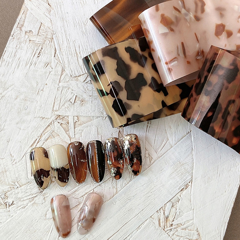 4*100 ซม.เสือดาวเล็บฟอยล์โอนเอ - Nail Art Zebra บทวิจารณ์และราคา