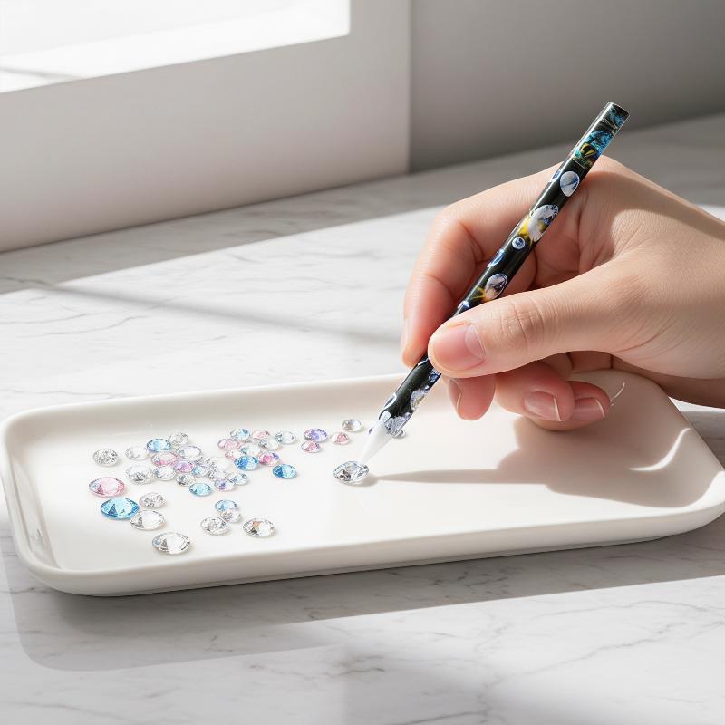ดินสอแต่งเล็บ 1 ชิ้น เครื่องมื - Rhinestone Nail Gem บทวิจารณ์และราคา