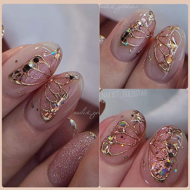 LILYCUTE เจลไลเนอร์เพ้นท์เล็บเ - Nail Art Rose Gold บทวิจารณ์และราคา