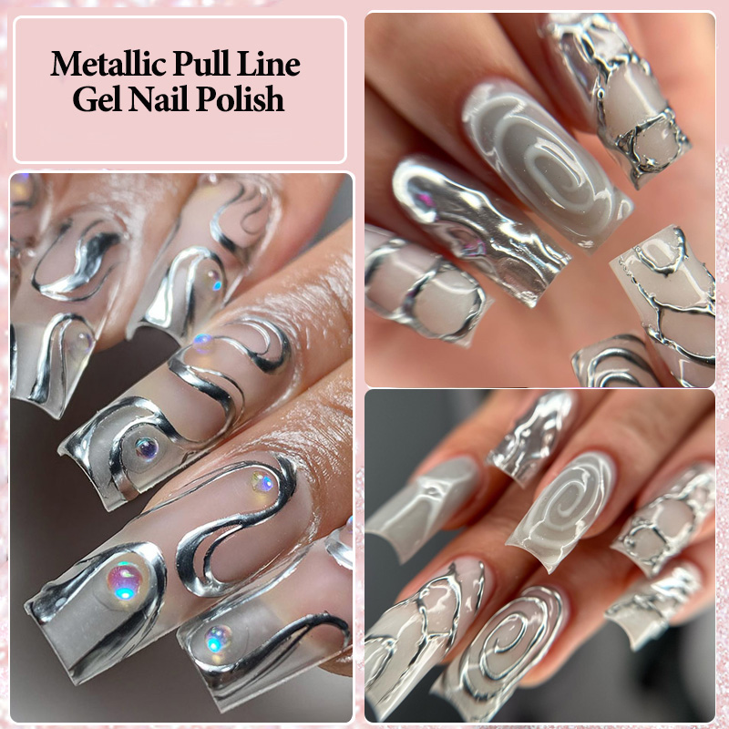 LILYCUTE เจลไลเนอร์เพ้นท์เล็บเ - Nail Art Rose Gold บทวิจารณ์และราคา