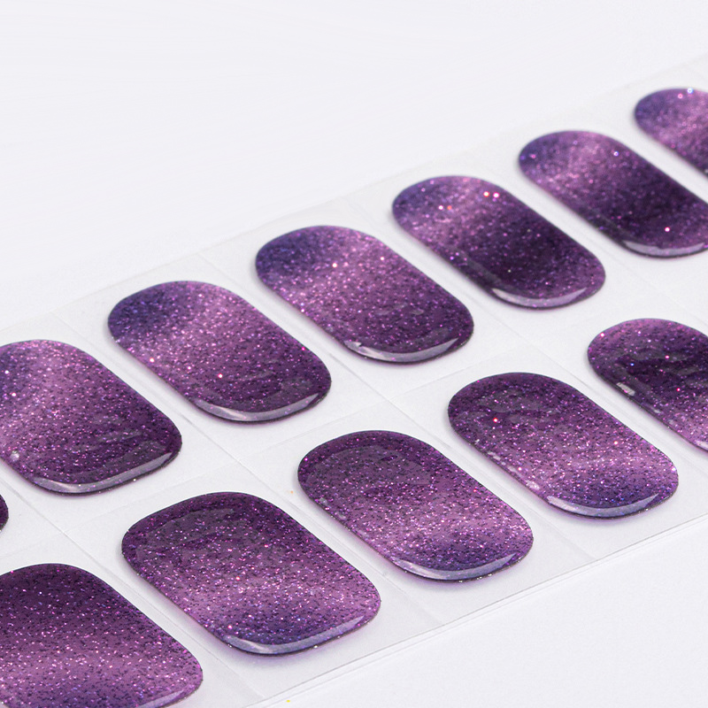 กึ่งบ่มเจลเล็บสติ๊กเกอร์ครบชุด - Nail Art Full Cat Eye บทวิจารณ์และราคา