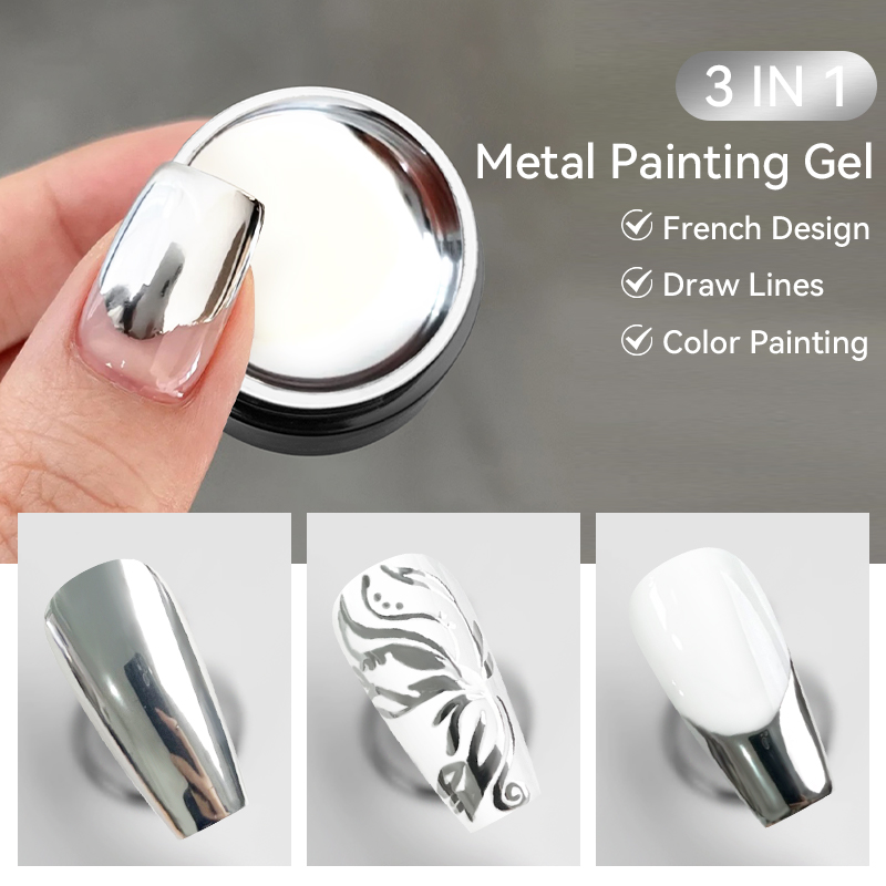 LILYCUTE 7ML โลหะจิตรกรรมเจล C - Nail Art Chrome บทวิจารณ์และราคา
